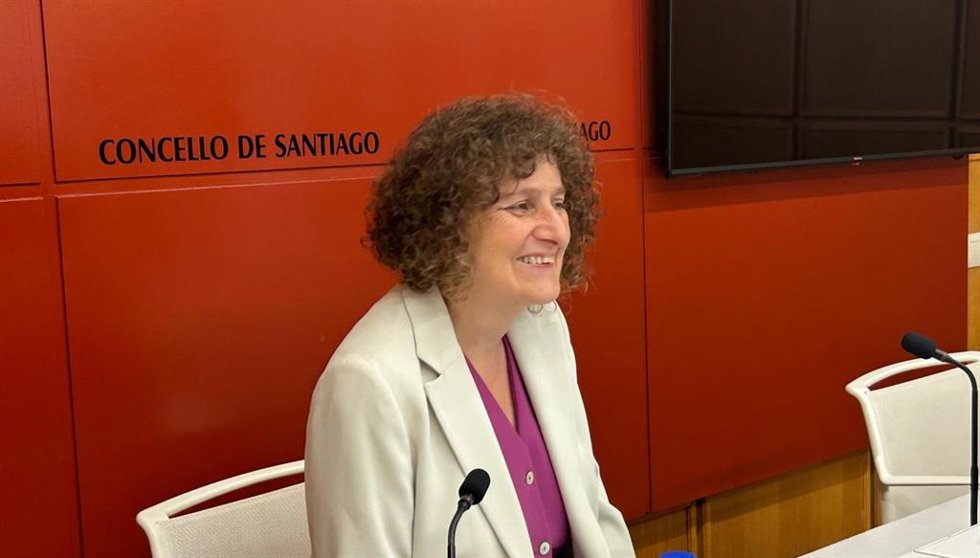 Archivo - La alcaldesa, Goretti Sanmartín, en rueda de prensa, a 25 de agosto de 2025.