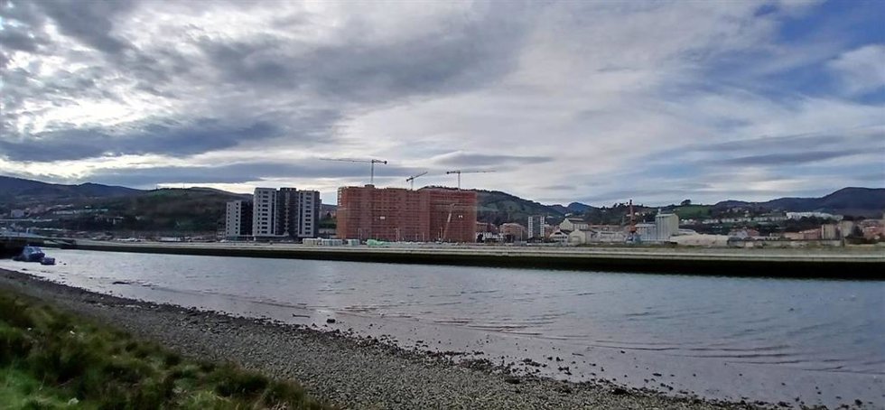 Vista de Zorrozaurre desde San Ignacio