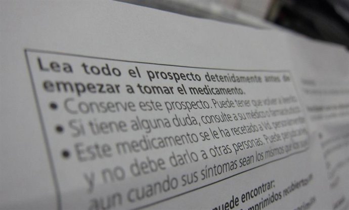 Archivo - Prospecto de medicamento