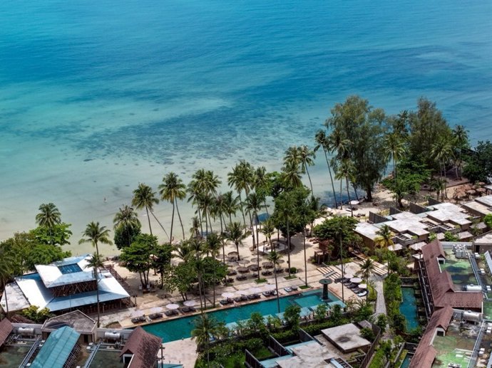 Aerial View of Dinso Resort & Villas Ko Chang