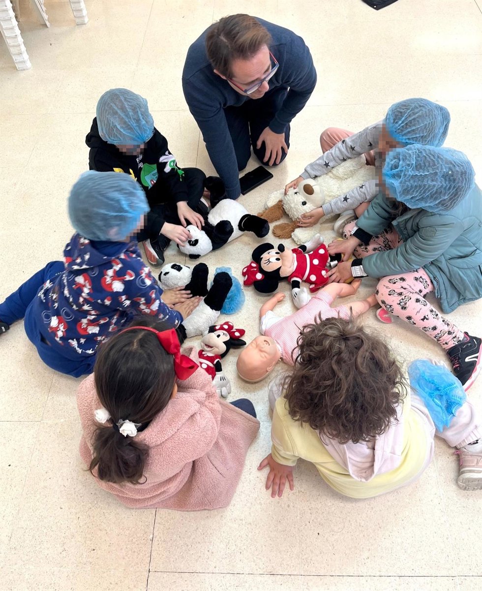 Imagen de una de las Aulas Salud celebradas de RCP