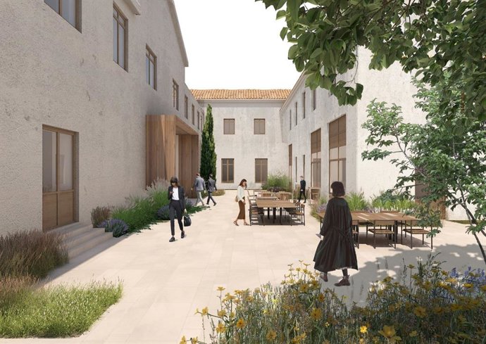 El Ayuntamiento prevé renaturalizar el exterior de la Casa de la Misericordia en Las Cigarreras