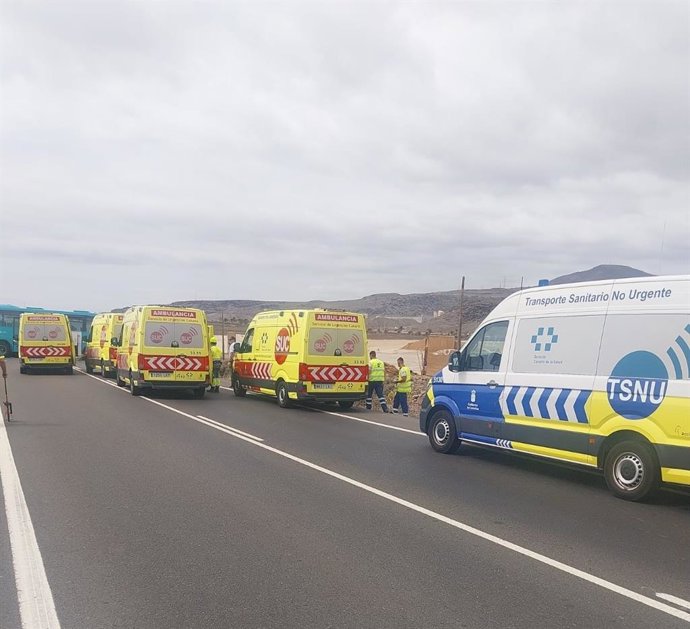 Ambulancias del Servicio de Urgencias Canario