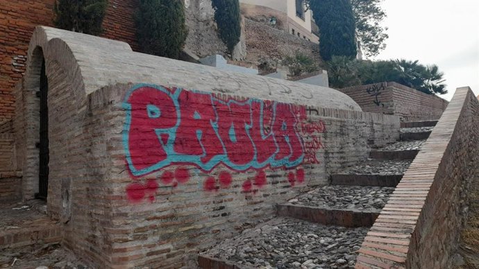 Pintada en el aljibe del Zenete