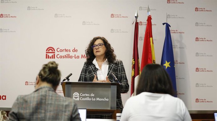 La secretaria general de UGT Castilla-La Mancha, Lola Alcónez