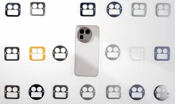 Moldura de câmera intercambiável do realme GT 8 Pro