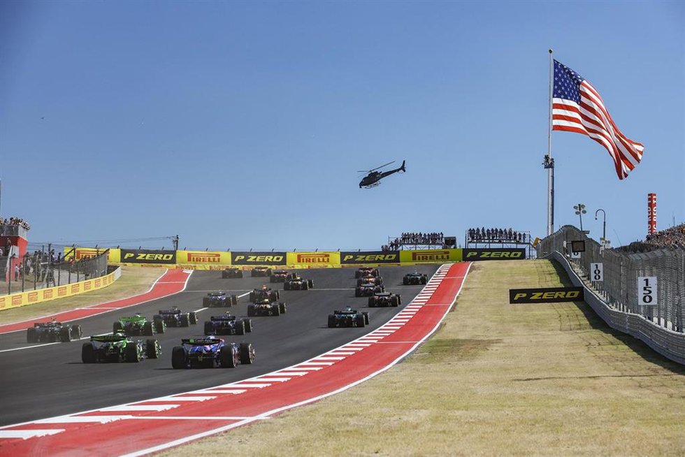 Archivo - Salida de de la carrera de Fórmula 1 en el Gran Premio de Estados Unidpos 2024.