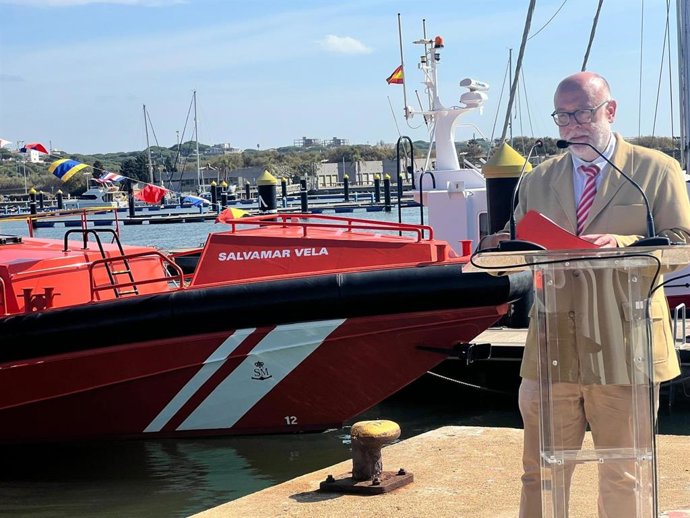 Presentación de la Salvamar Vela en Mazagón.