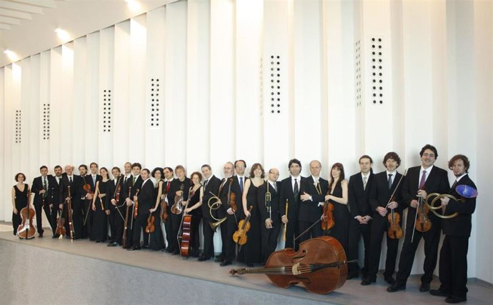 La Orquesta Barroca de Sevilla (OBS) en una imagen de archivo.