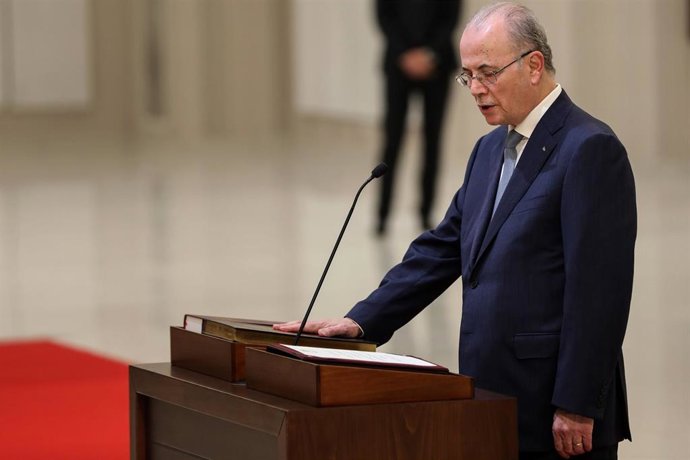 Archivo - El primer ministro palestino, Mohamed Mustafá, en una imagen de archivo. 