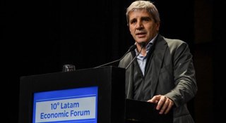 Archivo - El ministro de Economía de Argentina, Luis Caputo.