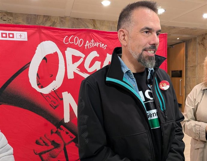 El secretario general de CCOO Asturias, José Manuel Zapico.