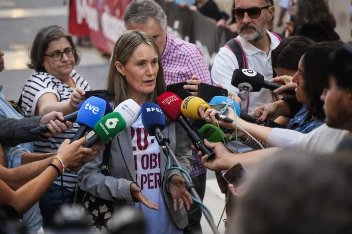 La presidenta de la Asociación Víctimas Mortales Dana 29-O, Rosa María Álvarez, en imagen de archivo.- Jorge Gil