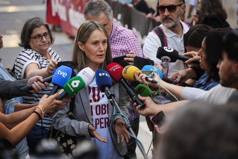 La presidenta de la Asociación Víctimas Mortales dana 29-O, Rosa María Álvarez, en imagen de archivo.