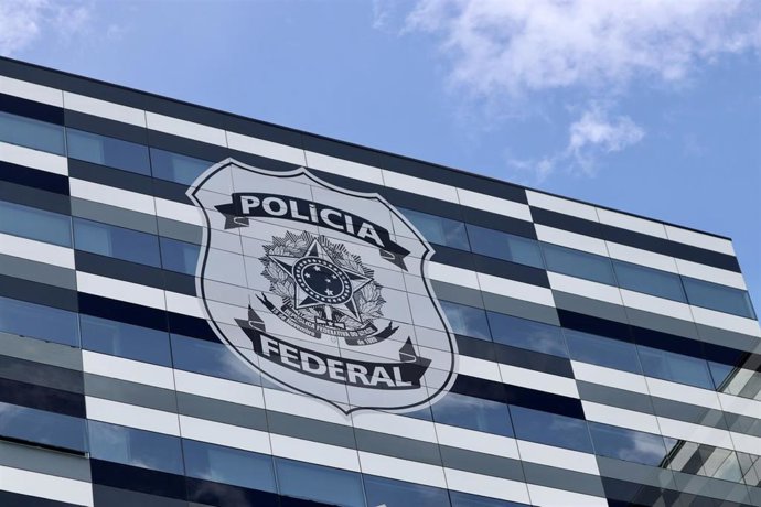 Archivo - Fachada de las dependencias de la Policía Federal de Brasil en la capital del país, Brasilia