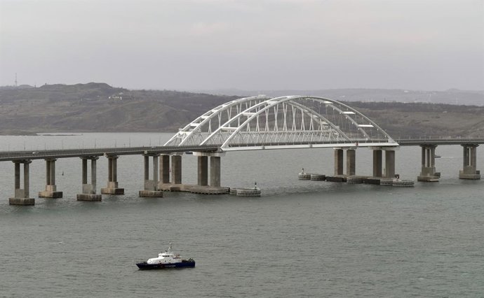 Archivo - Arquivo - Imagem de arquivo da ponte da Crimeia