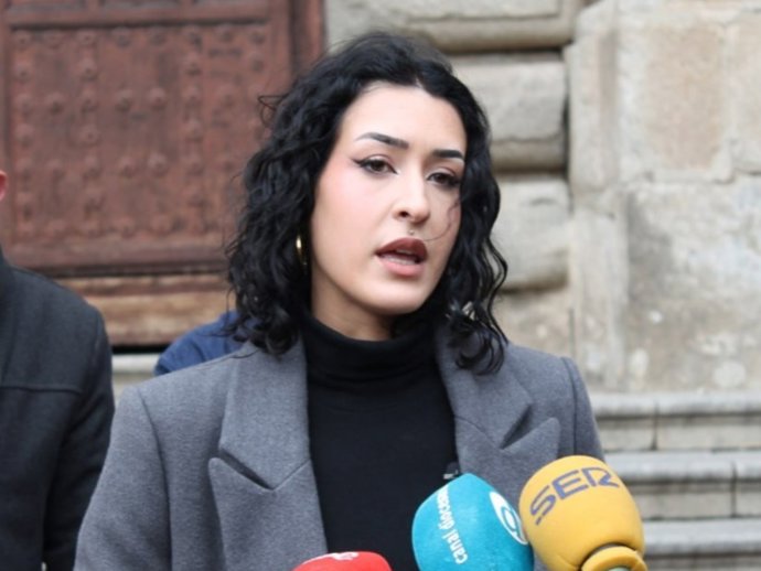 Archivo - La coordinadora de Podemos en Castilla-La Mancha, Irene Arcalá.