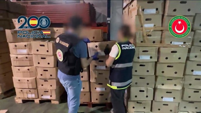 Imagen de la operación policial