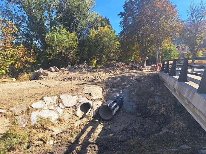 La CHD avanza en los trabajos para la ampliación y construcción de diversos colectores en el Real cSitio de San Ildefonso (Segovia)