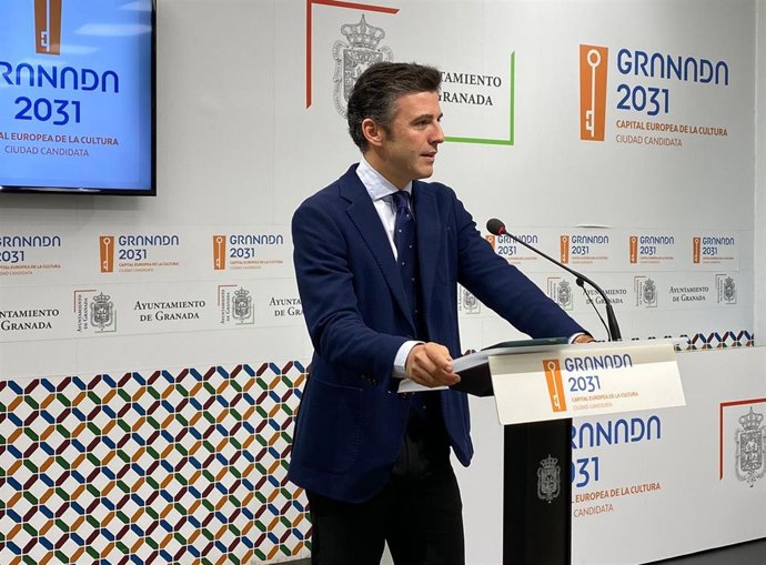 El portavoz del equipo de gobierno local de Granada, Jorge Saavedra, en imagen de archivo