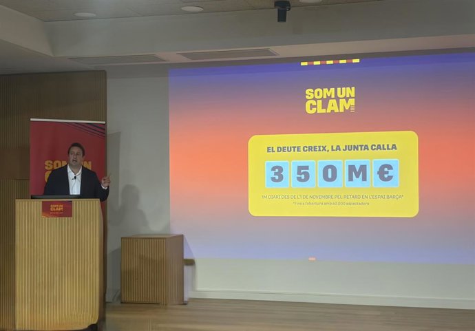 El líder de la plataforma 'Som un clam', Joan Camprubí Montal.