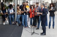 Bolaños ensalza la labor del Gobierno en la OPA y traslada el "máximo respeto" a los accionistas del Sabadell