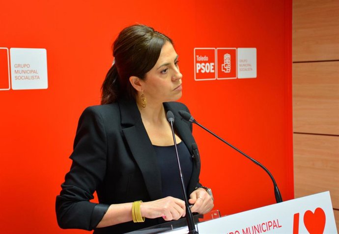 La portavoz del PSOE en el Ayuntamiento de Toledo, Noelia de la Cruz.