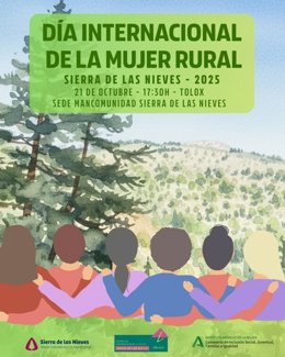 Cartel del encuentro por el Día Internacional de la Mujer Rural