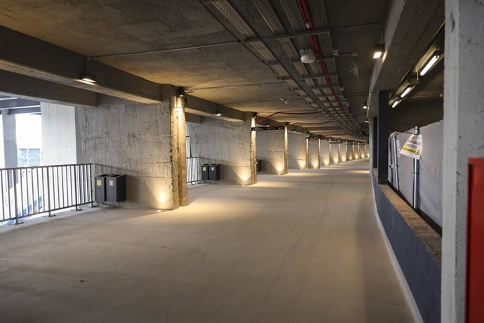 Views of the construction work on the Spotify Camp Nou Stadium on September 23, 2025 in Barcelona, Spain.