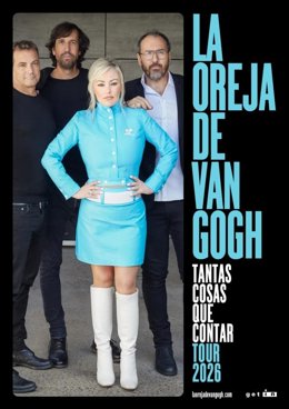 Cartel de la nueva gira de la Oreja de Van Gogh