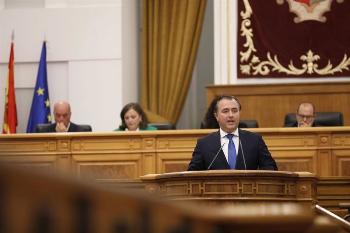 El presidente del Grupo Parlamentario Vox, David Moreno