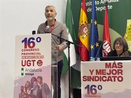Antonio González, nuevo secretario general de UGT en la provincia de Málaga.
