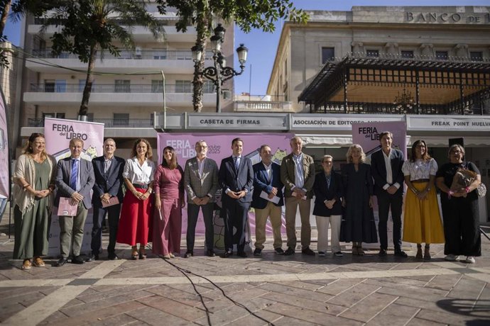Inauguración de la Feria del Libro de Huelva.