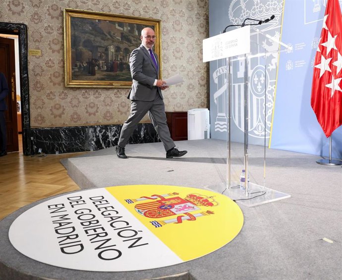 Archivo - El delegado del Gobierno en la Comunidad de Madrid, Francisco Martín