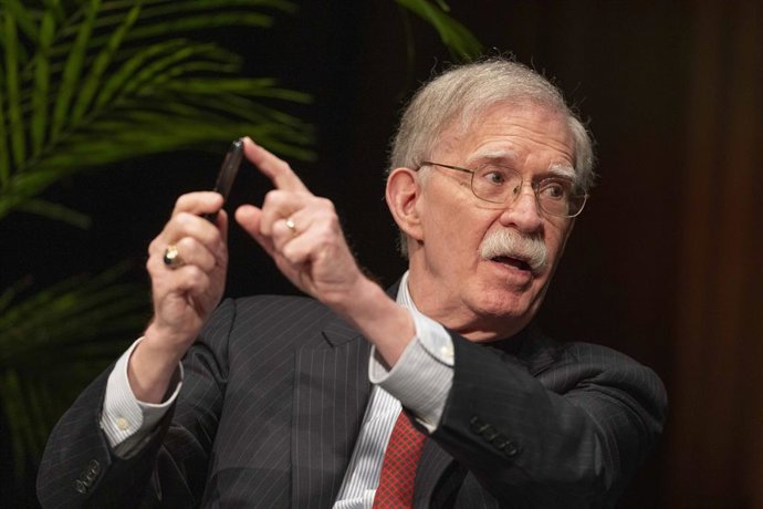 Archivo - Arquivo - 7 de setembro de 2024, Austin, Tx, Estados Unidos: O ex-conselheiro de segurança nacional e embaixador na ONU JOHN BOLTON discursa no último dia do 14º Texas Tribune Festival anual no centro de Austin. O Festival reúne políticos e