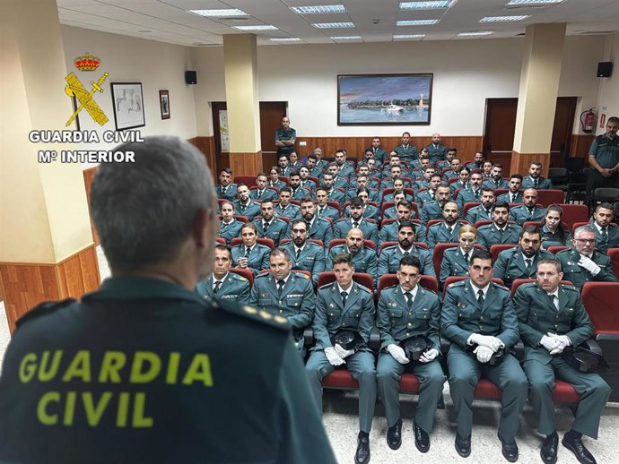 Incorporación de 66 nuevos agentes a la Guardia Civil de Huelva.