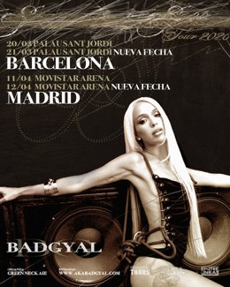 Cartell dels concerts de Bad Gyal