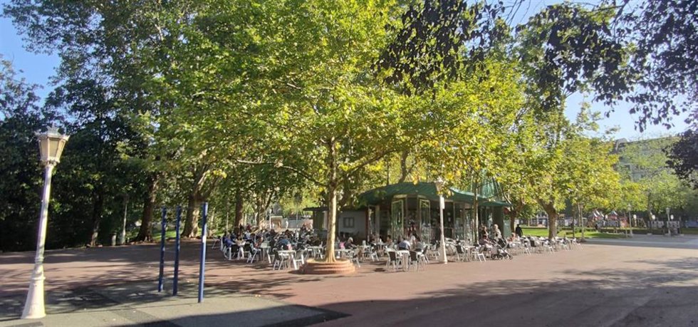 Quiosco del parque de Doña Casilda de Bilbao