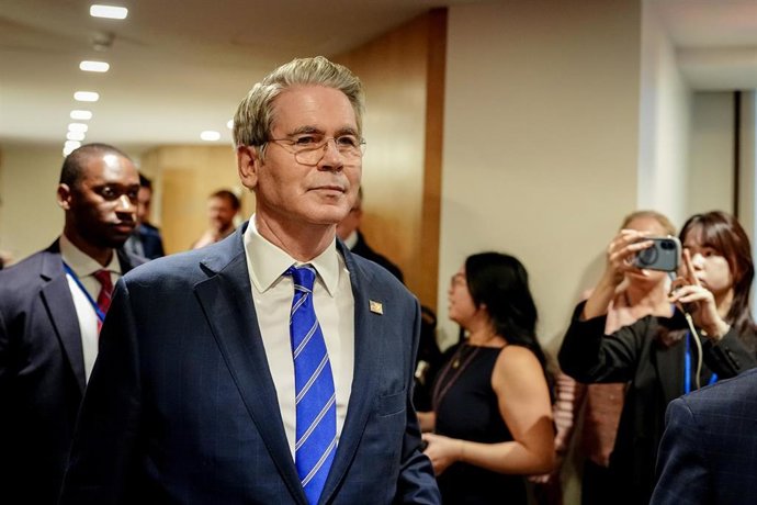 El secretario del Tesoro de EEUU,  Scott Bessent.