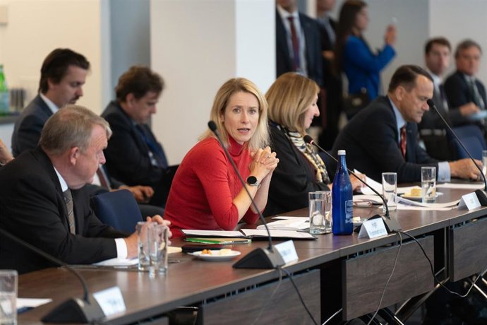 La Alta Representante de la UE, Kaja Kallas, durante la reunión informal de ministros de Asuntos Exteriores de la UE en Nueva York.