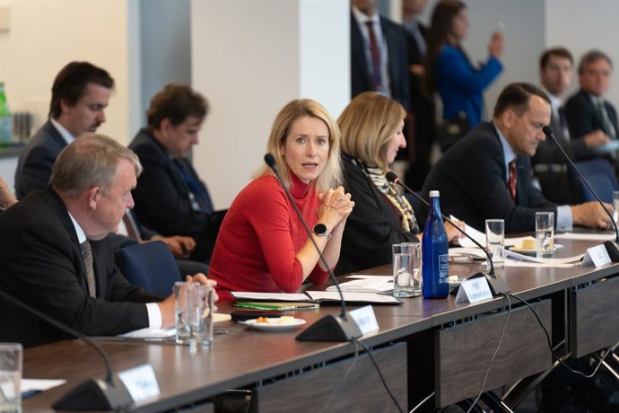 Alta Representante da UE, Kaja Kallas, na reunião informal dos ministros das Relações Exteriores da UE em Nova York.