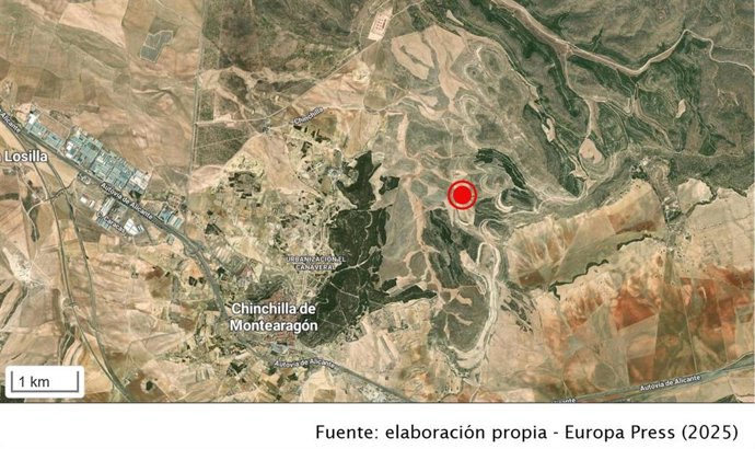 Zona del campo de maniobras de Chinchilla.