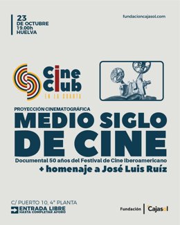 Cartel del Cineclub de Fundación Cajasol.