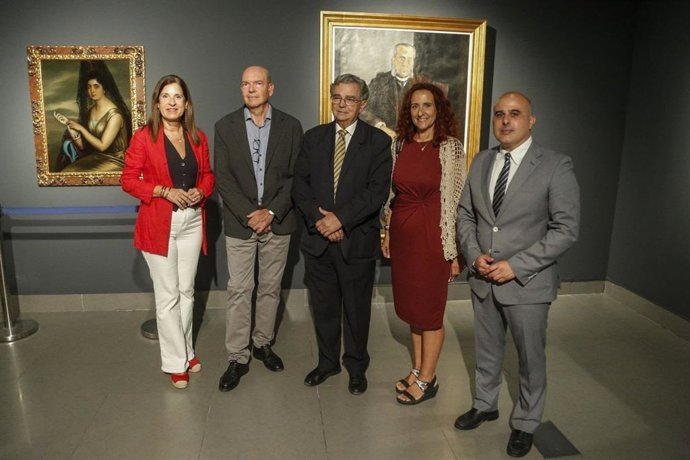 Inauguración de la exposición '5 Maestros Cordobeses en la estela de Romero de Torres y Vázquez Díaz'.