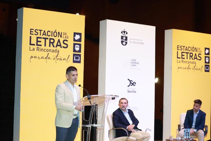 Presentación del Festival Estación de Las Letras de La Rinconada (Sevilla).