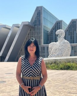 La presidenta del Comité Municipal del PAR en Zaragoza, Gloria Pérez.