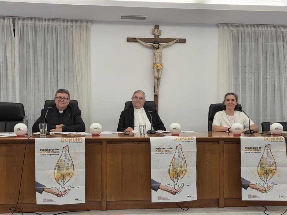 Presentación de la jornada del Domund en el Arzobispado de Mérida-Badajoz