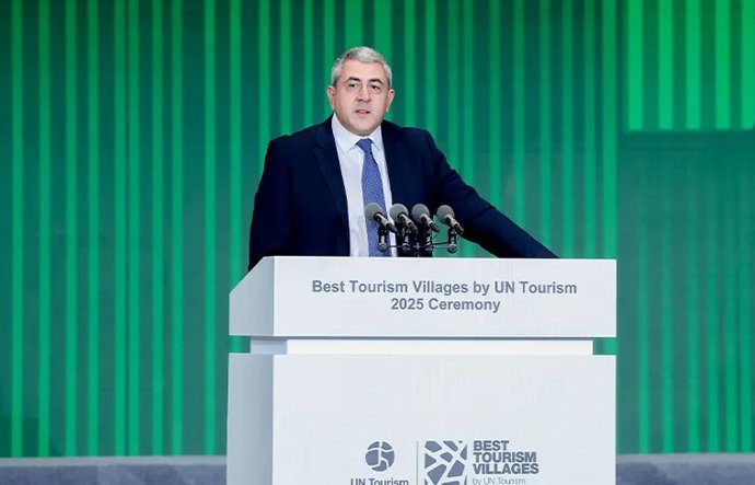 El secretario general de ONU Turismo, Zurab Pololikashvili.