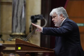 El presidente de Junts en el Parlament, Albert Batet