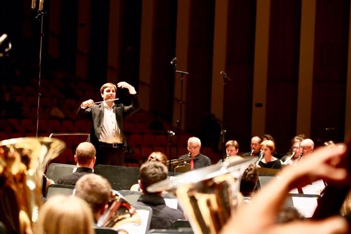 Archivo - Banda ganadora del Certamen Internacional de Bandas de València. Imagen de archivo.